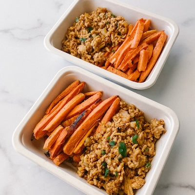 Asian Chicken Lettuce Wraps and Roasted Carrots Power Pack