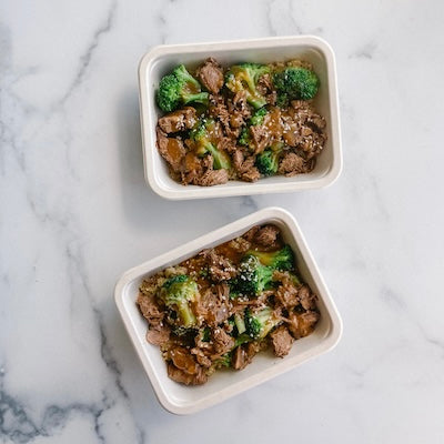 Broccoli Beef and Steamed Quinoa Power Pack